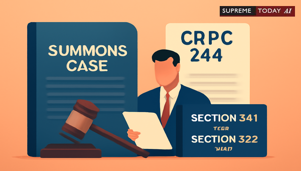 Evidence Requirements for Framing Charges in Summons Cases: Judicial Precedents
