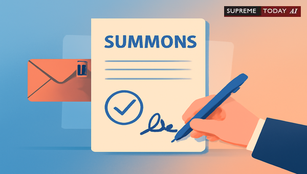 Validity of Summons Service When Signed by Defendant's Husband: Legal Implications