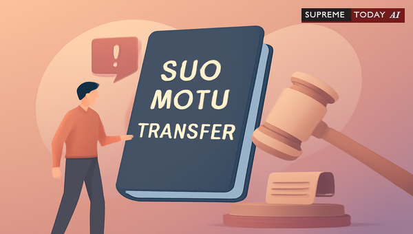 Procedural Requirements for Suo Motu Transfer of Criminal Cases in Indian Judiciary