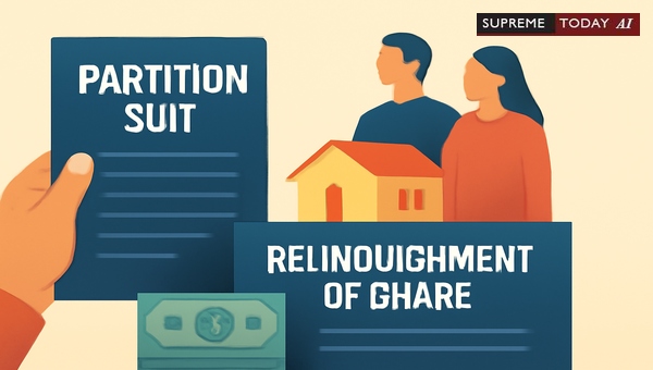 Consequences of Suppressing Cash Receipts for Share Relinquishment in Partition Proceedings