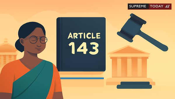 Supreme Court Advisory Jurisdiction and Scope of Presidential References Under Article 143