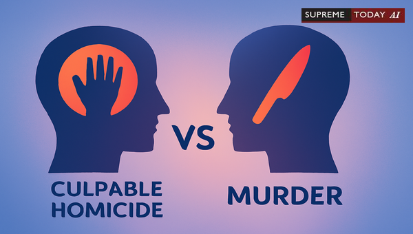 Distinguishing Culpable Homicide from Murder: The 4-Member Bench Ruling in Rayavarapu Punnayya