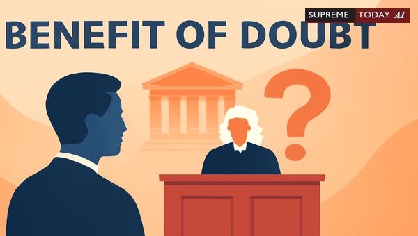 Supreme Court Directives on Granting Benefit of Doubt When Conflicting Views Exist