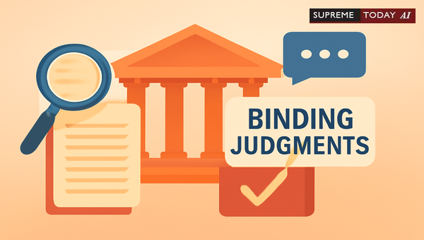 Which Supreme Court Judgments Bind All Lower Courts Under Article 141