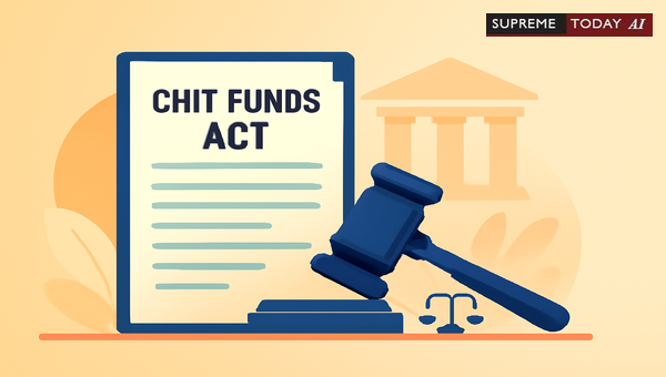 Supreme Court Rules on Statutory Bar of Civil Court Jurisdiction in Chit Fund Disputes