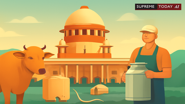 Supreme Court Precedents on Dairy Sector Operations, Cooperative Compliance, and Pollution Controls