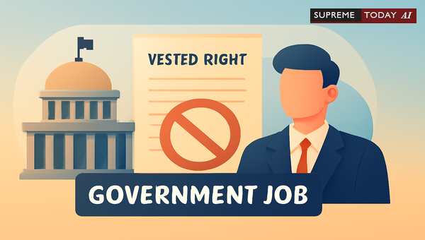 Supreme Court Ruling on Whether a Government Job Constitutes a Fundamental Right