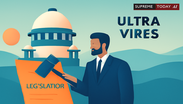 Supreme Court Powers to Invalidate Ultra Vires Legislation: Constitutional Limits Analyzed