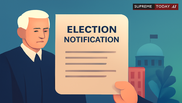 Supreme Court Restricts High Court Intervention in Election Process: P.C. Hari V. Shine Varghese