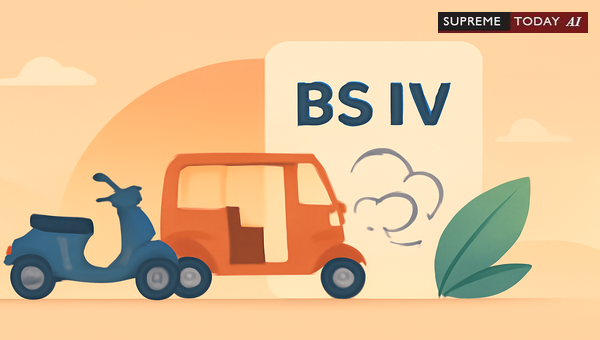 Supreme Court Mandate on Compliance of Bharat Stage IV Emission Norms for Vehicles