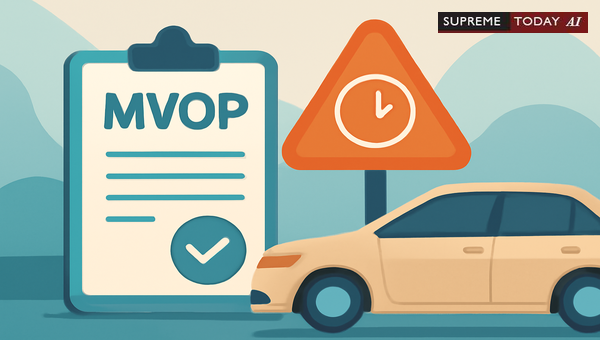 Supreme Court Ruling on 6-Year MVOP Delay: Limitation Period and Condonation Rules