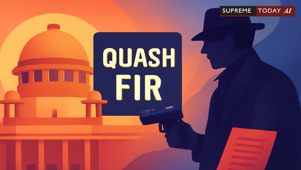 Supreme Court Overturns Gangster Act FIR Refusal Ruling Regarding Lack of Evidence and Procedural Abuse