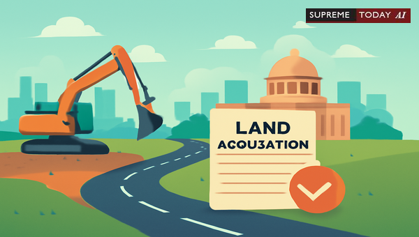 Supreme Court Precedents: No Automatic Vesting of Layout Roads in Municipal Corporations
