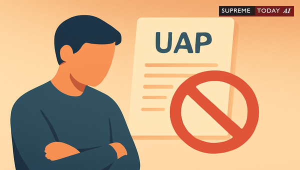 Supreme Court Reaffirms Absolute Bar on Anticipatory Bail for UAP Act Offences