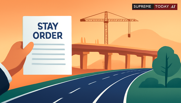 Supreme Court Jurisprudence Prohibits Granting Stay Orders on Projects of National Importance