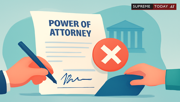 Invalidity of Informal Cancellation: Supreme Court Mandates Registered Revocation for Power of Attorney