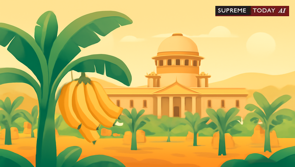 Supreme Court Defines Banana Plants as Seasonal Crops Not Fruit Trees for Land Compensation