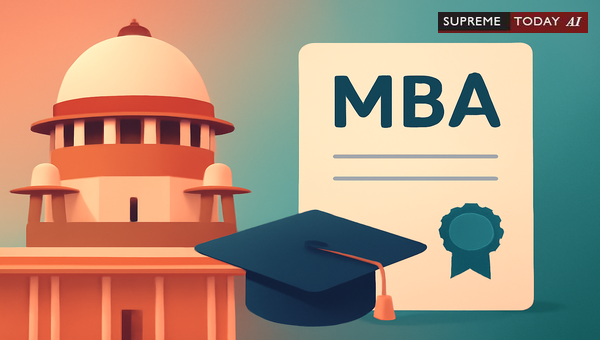 Supreme Court Ruling on MBA Degree Eligibility for Specific Government Job Qualifications