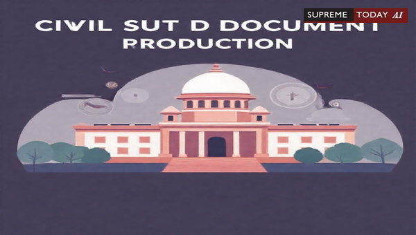 Supreme Court Ruling on Document Production in Civil Suits: The Radhe Shyam Middha Precedent