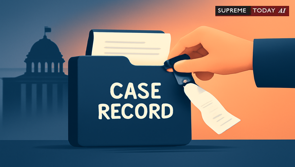 Supreme Court Jurisprudence on Case Record Tampering and Judicial Integrity in Litigation