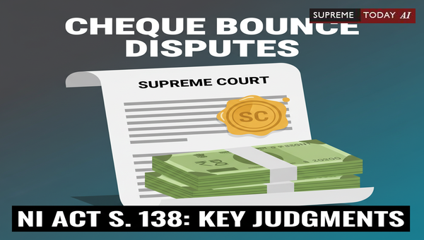 Supreme Court Guidelines on NI Act Section 138 Cheque Dishonour Trials and Evidence
