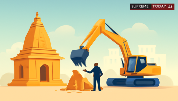 Supreme Court Mandate on Unauthorized Temple Construction in Public Spaces and Compliance