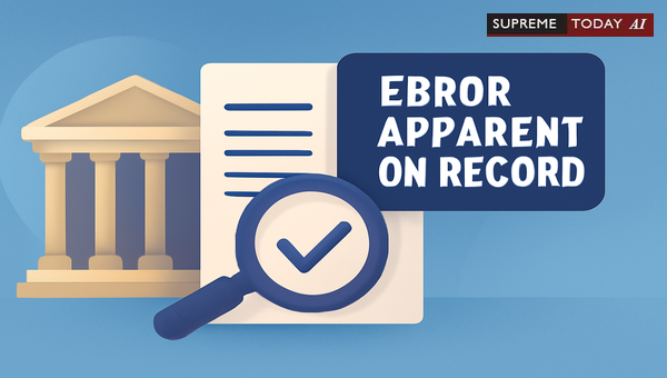 Supreme Court Standards for Error Apparent on the Face of the Record in Review Petitions