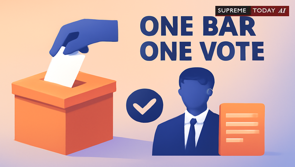 Supreme Court Validates One Bar One Vote Rule: No Stay on Enforcement