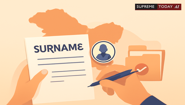 Changing Surname in Jammu and Kashmir: Judicial Requirements and Procedural Compliance
