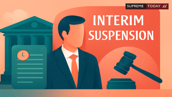 When Is Suspension of an Elected Chairman Lawful During a Pending Judicial Inquiry?