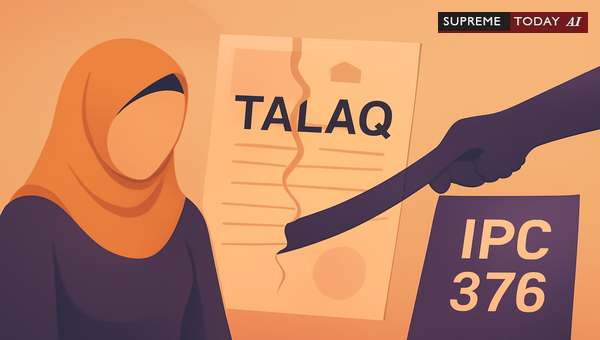 Interplay Between Islamic Talaq Validity and Criminal Rape Charges Under Section 376 IPC
