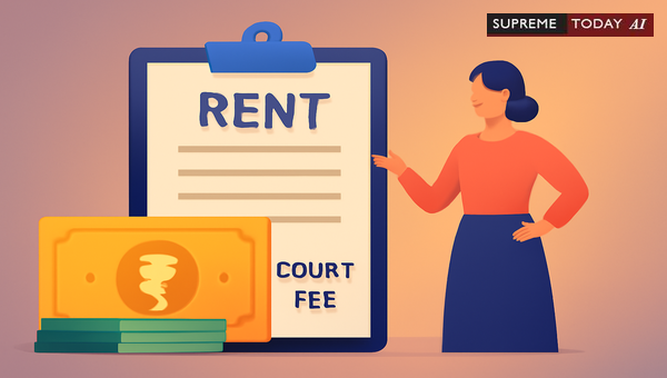 Calculating Statutory Court Fees for Rent Recovery Suits in Tamil Nadu under the 1955 Act