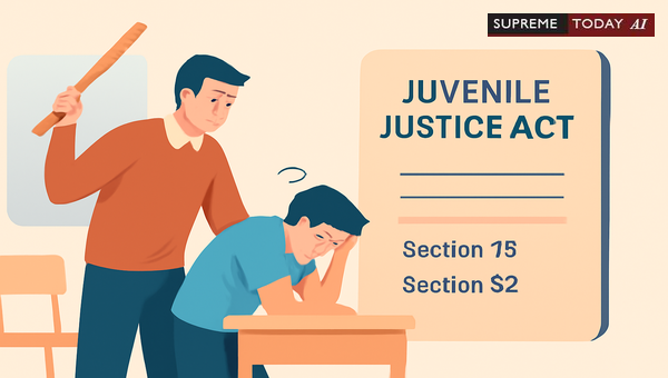 Teacher Liability for Corporal Punishment Under the JJ Act and Indian Penal Code Offence