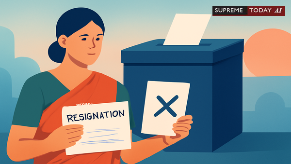 Does Teacher Resignation After Filing Election Nomination Prevent Office of Profit Disqualification?