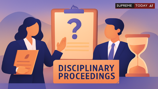 Bar Council Disciplinary Proceedings: Mandatory One-Year Disposal Rule and Jurisdictional Limits