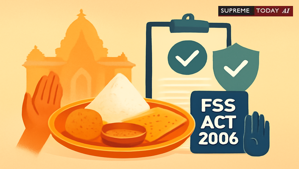Prasadam Distribution under FSS Act: Defining Implications for Devaswom Boards and Trusts
