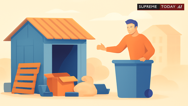 Does Constructing a Temporary Shed Constitute Legal Waste in Property Tenancy Disputes?