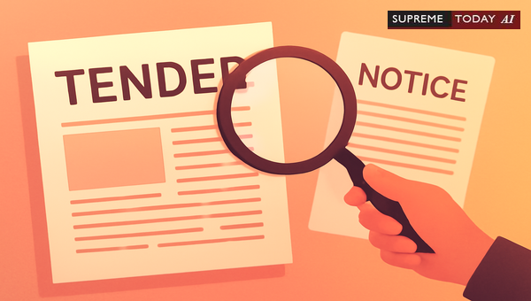 Is Failure to Publish Tender Notices for Three Consecutive Weeks a Legal Violation?