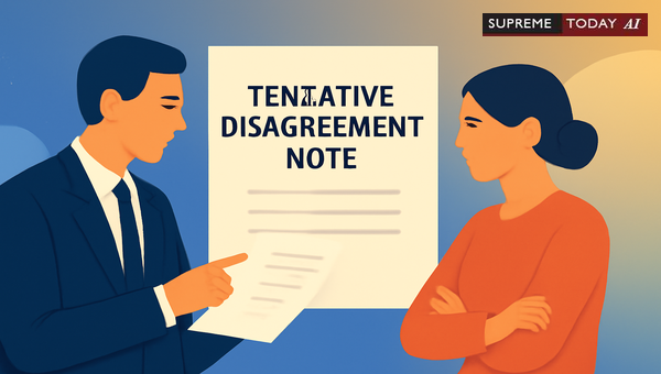 When Non-Tentative Disagreement Notes Vitiate Disciplinary Proceedings Under Natural Justice