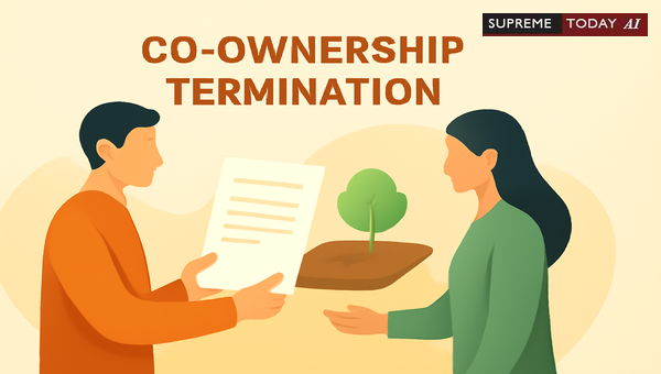 Terminating Co-Proprietorship Without Subdivision: Judicial Precedents under Section 145 NLC