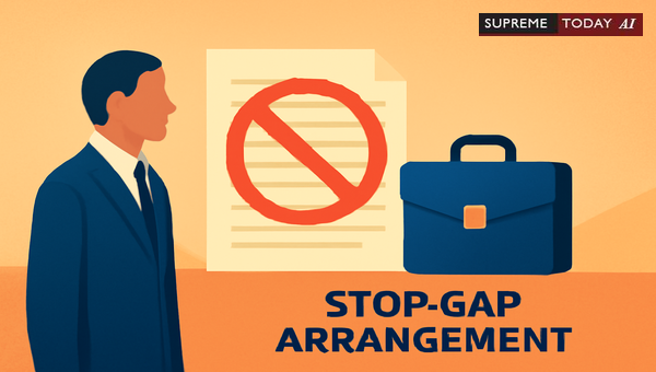 Terminating Stop-Gap or Ad Hoc Appointments Without Notice: Legal Validity and Judicial Precedents