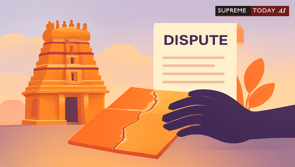 Thiruparakundaram Dispute: Arbitrability Analysis