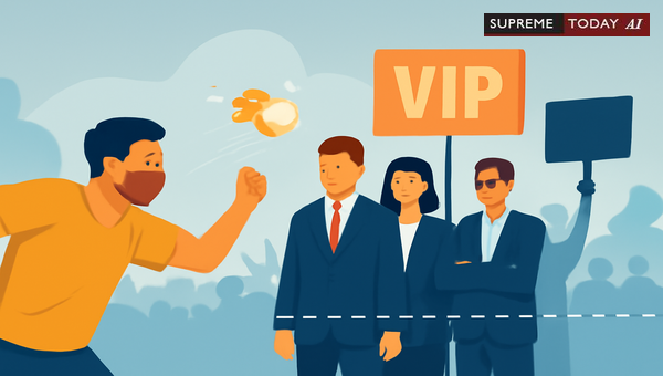 Assessing Criminal Liability for Throwing Rotten Eggs or Ink at VIPs During Protests in India