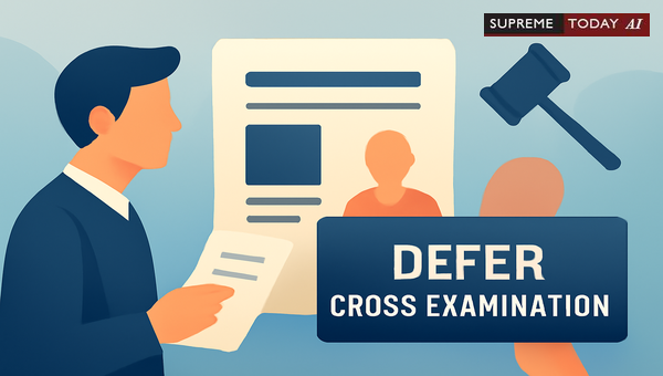 Optimal Timing for Filing Section 231(2) CrPC Applications Challenging Witness Cross-Examination