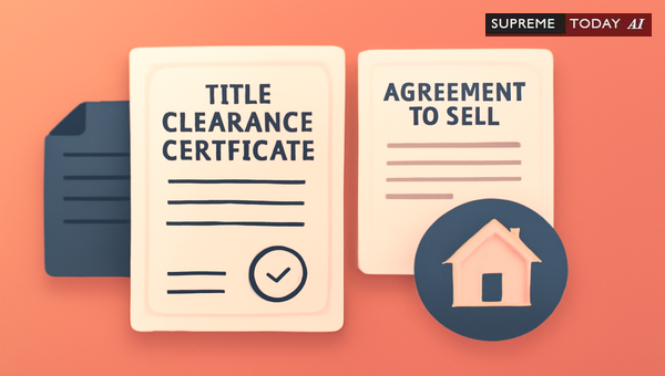 Legal Necessity of Title Clearance Certificates for Property Sale Agreements in India