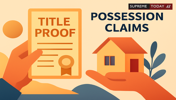 Title Proof Requirements in Indian Possession Claims: Assessing Legal Necessity and Evidence