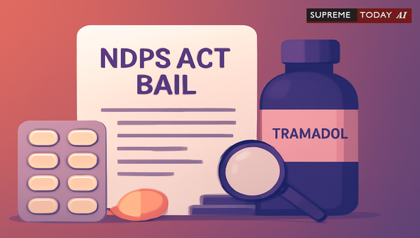 Bail Strategies for Tramadol Possession under NDPS Act Section 37 and Commercial Quantities