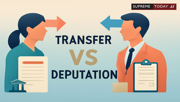 Legal Distinctions Between Employee Transfer and Deputation in Government Services