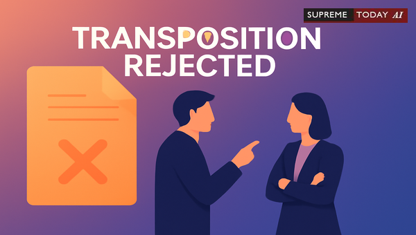 Procedural Hurdles in Transposition of Parties: Judicial Standards Under CPC Order 23 Rule 1A