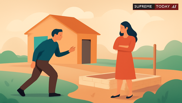 Does Trespass and Foundation Construction Impact Property Possession Under Indian Law?